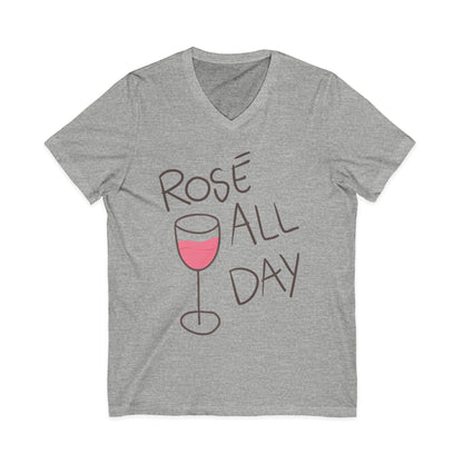 Rose All Day - Short Sleeve V Neck