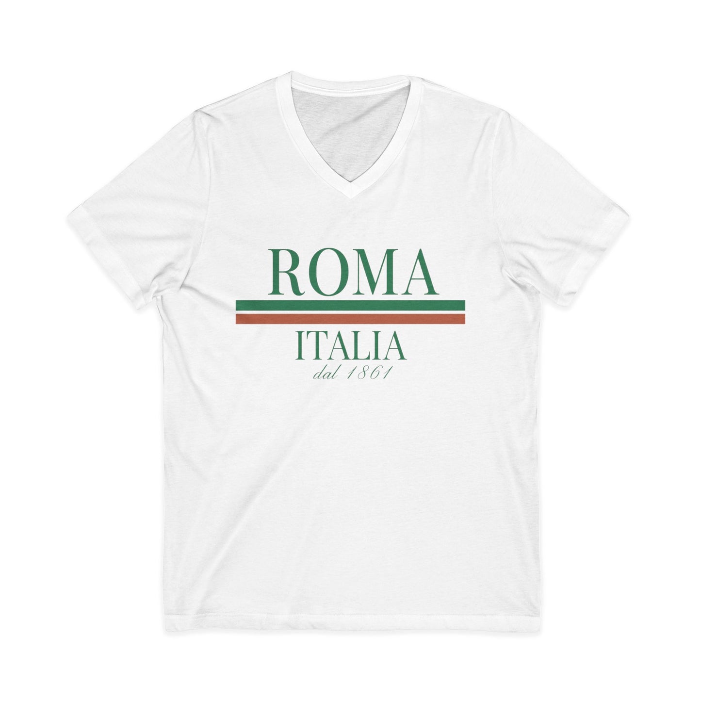 Roma Italia - Short Sleeve V Neck