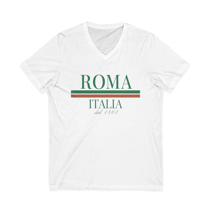 Roma Italia - Short Sleeve V Neck