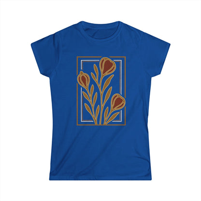 Floraison Noire - Women's Cut Fitted Tee