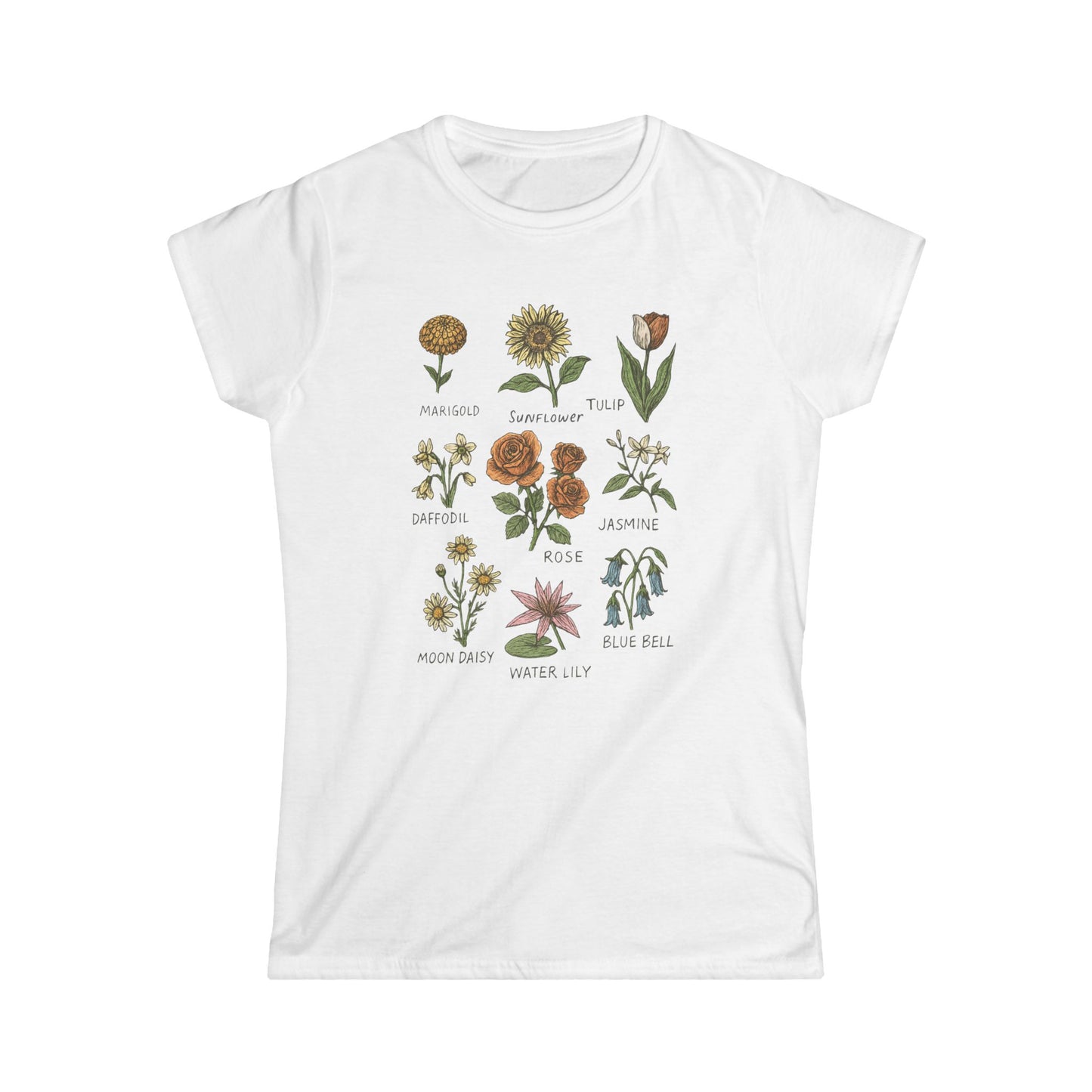 Botanical Sketchbook - Women's Softstyle Tee