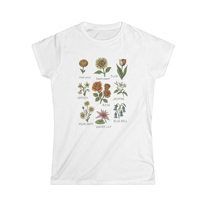Botanical Sketchbook - Women's Softstyle Tee