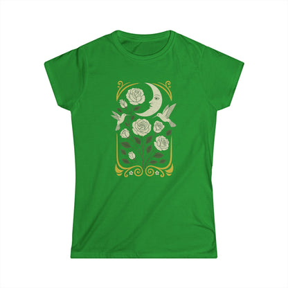 Moonlight Floral - Women's Softstyle Tee