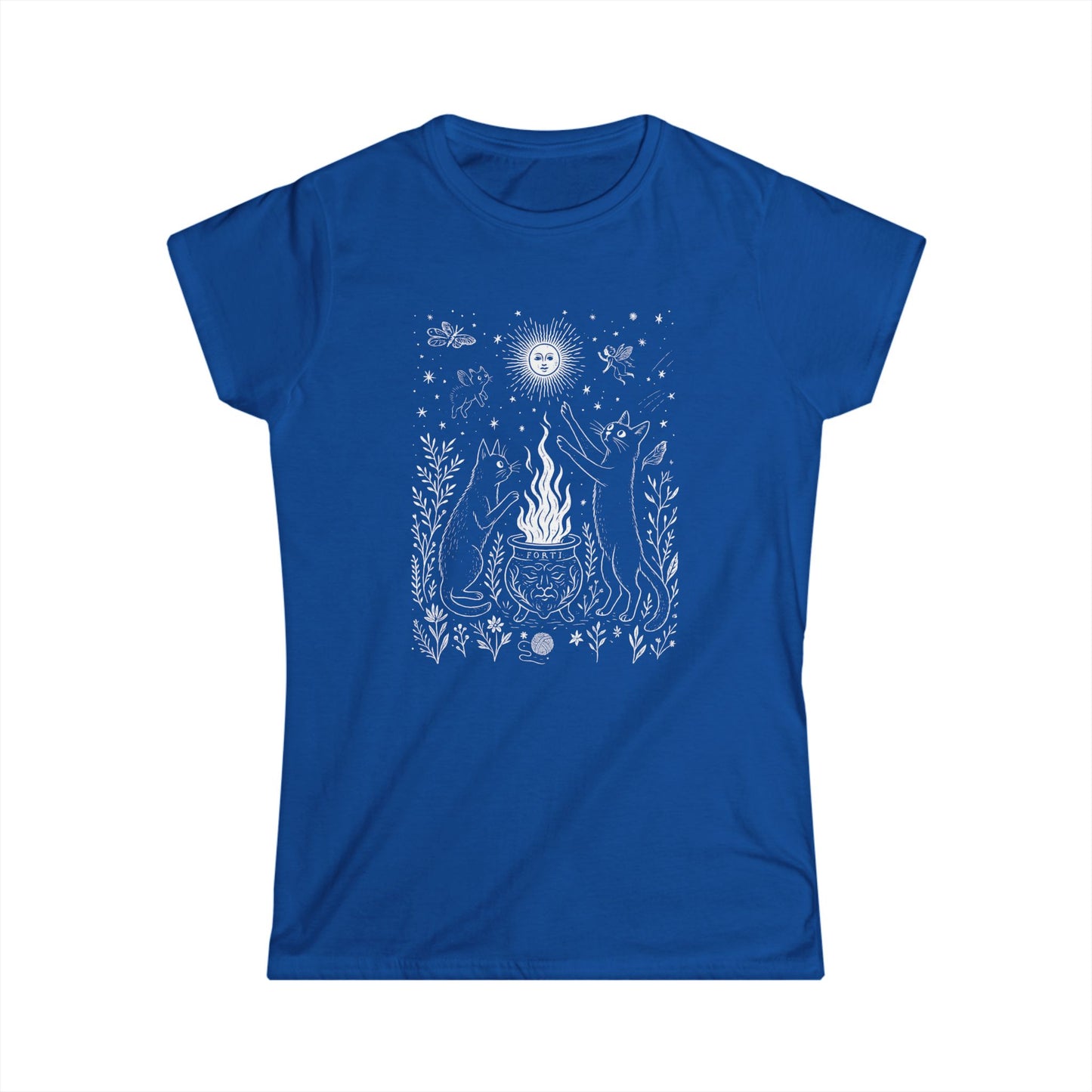 Midnight Meowgic - Women's Softstyle Tee