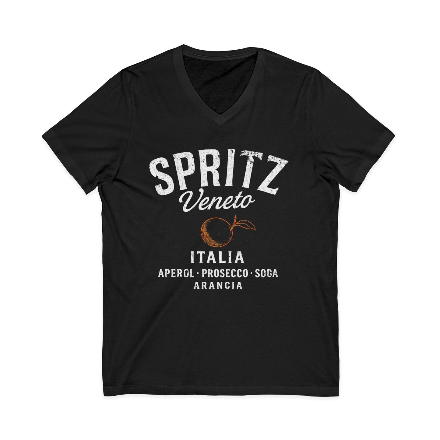 Spritz Vintage Print - Short Sleeve V Neck
