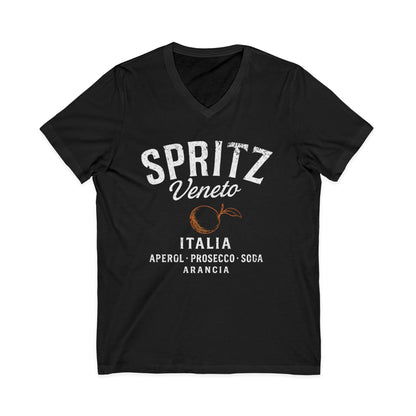 Spritz Vintage Print - Short Sleeve V Neck