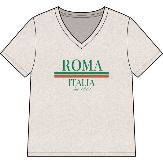Roma Italia - Super Soft V-Neck