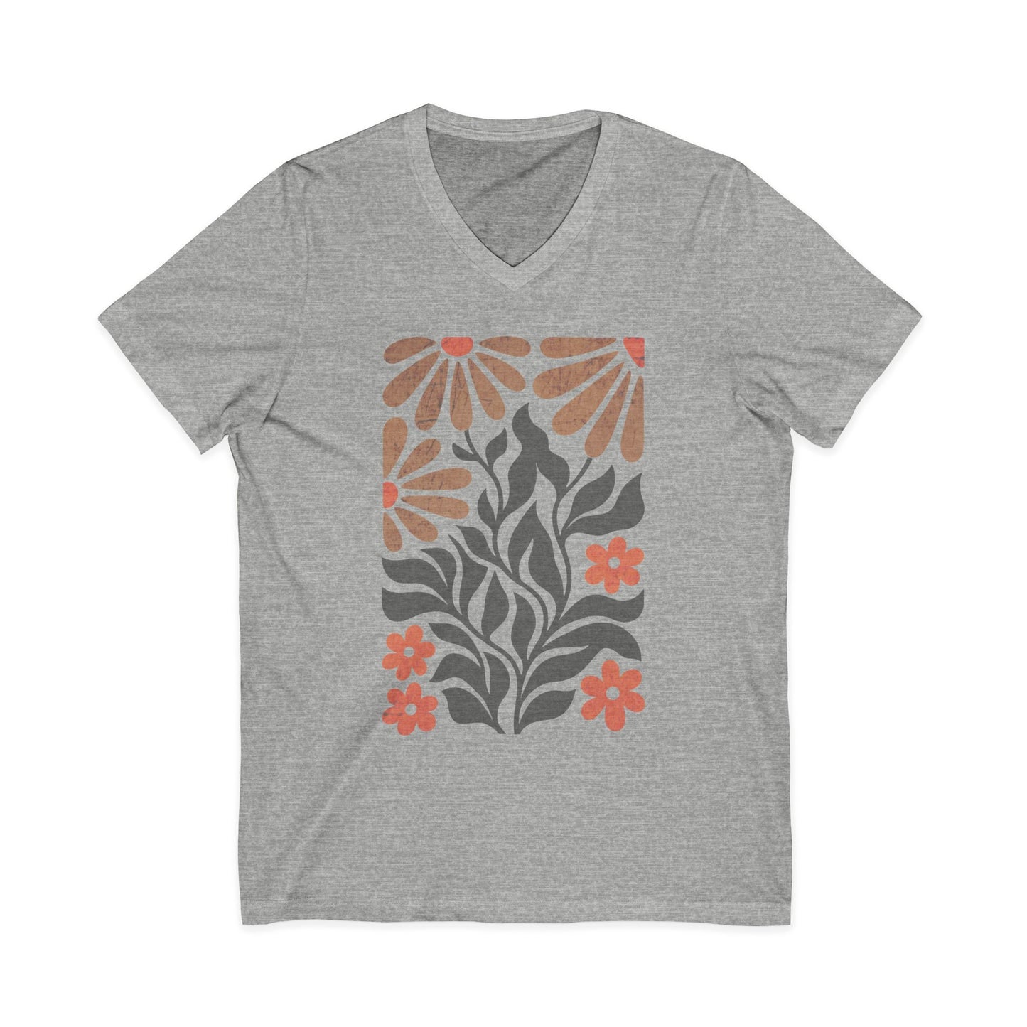 Wildlight Floral - Short Sleeve V Neck