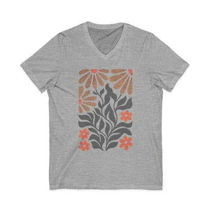 Wildlight Floral - Short Sleeve V Neck