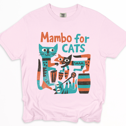Mambo For Cats - Comfort Colors Relaxed Fit Premium T Shirt