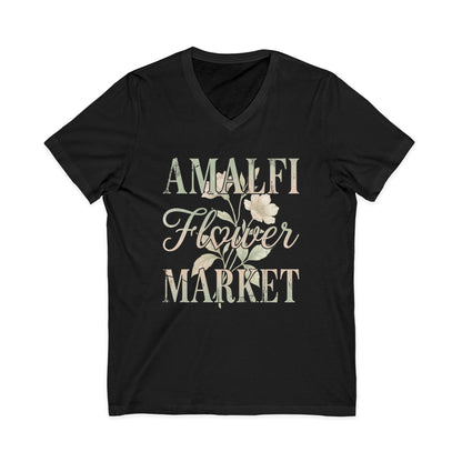 Amalfi Flower Market - Short Sleeve V Neck