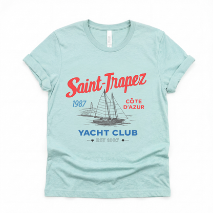 Saint Tropez Yacht Club - Bella Canvas Super Soft Standard Fit T Shirt