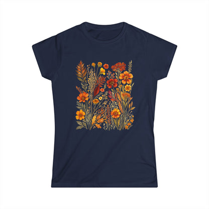 Autumn Floral - Women's Softstyle Tee