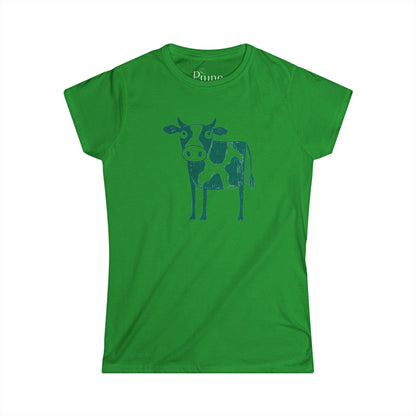 Cow - Women's Cut Fitted Tee