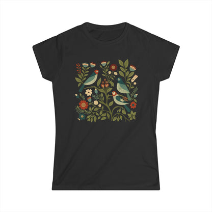 Folk Aviary - Women's Softstyle Tee