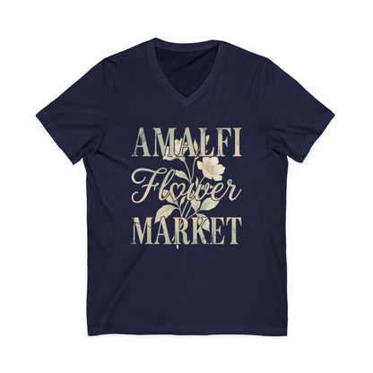 Amalfi Flower Market - Short Sleeve V Neck