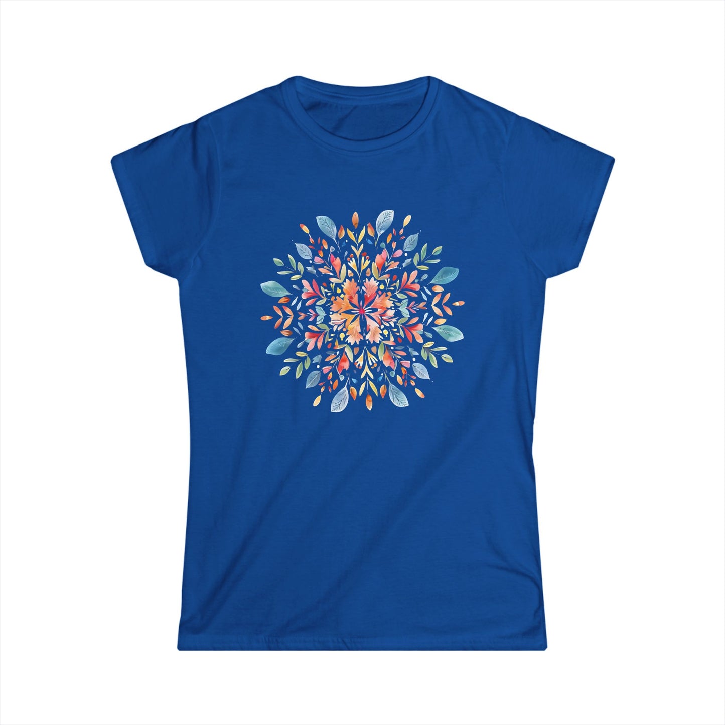 Plant Mandala - Women's Cut Fitted Tee