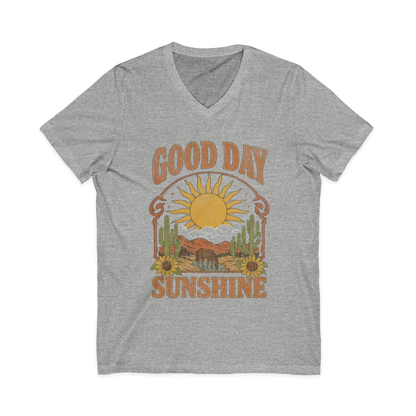 Good Day Sunshine - Short Sleeve V Neck