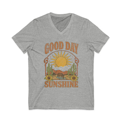 Good Day Sunshine - Short Sleeve V Neck