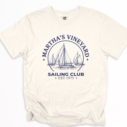 Martha's Vineyard Sailing Club -  Comfort Colors Relaxed Fit Premium T Shirt