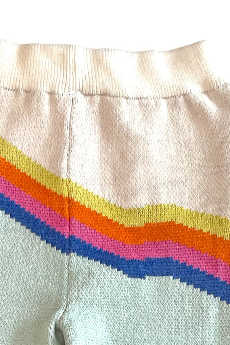 Retro Stripe Knit Joggers