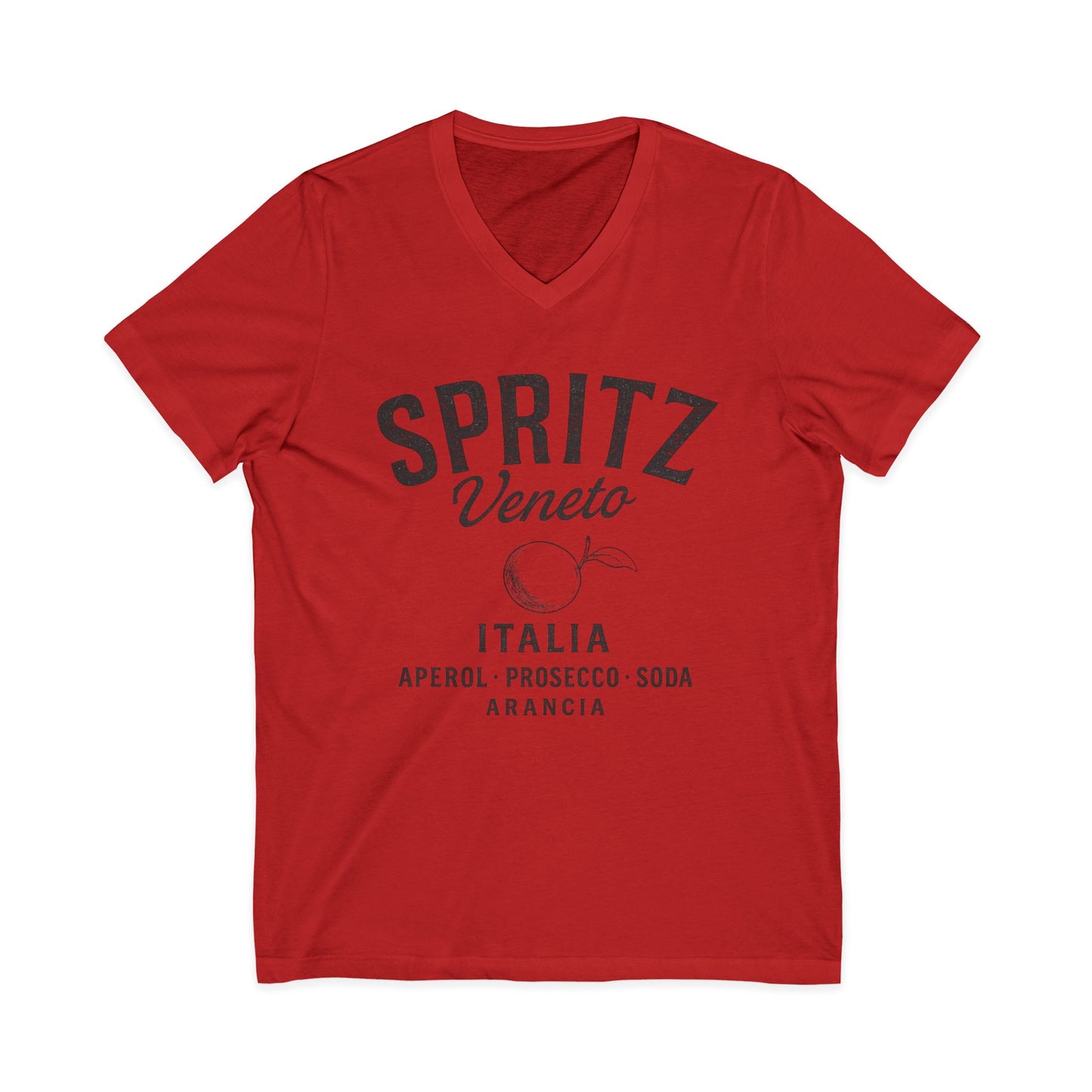 Spritz Vintage Print - Short Sleeve V Neck