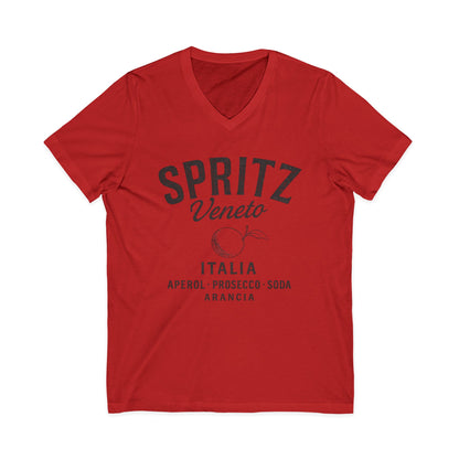 Spritz Vintage Print - Short Sleeve V Neck