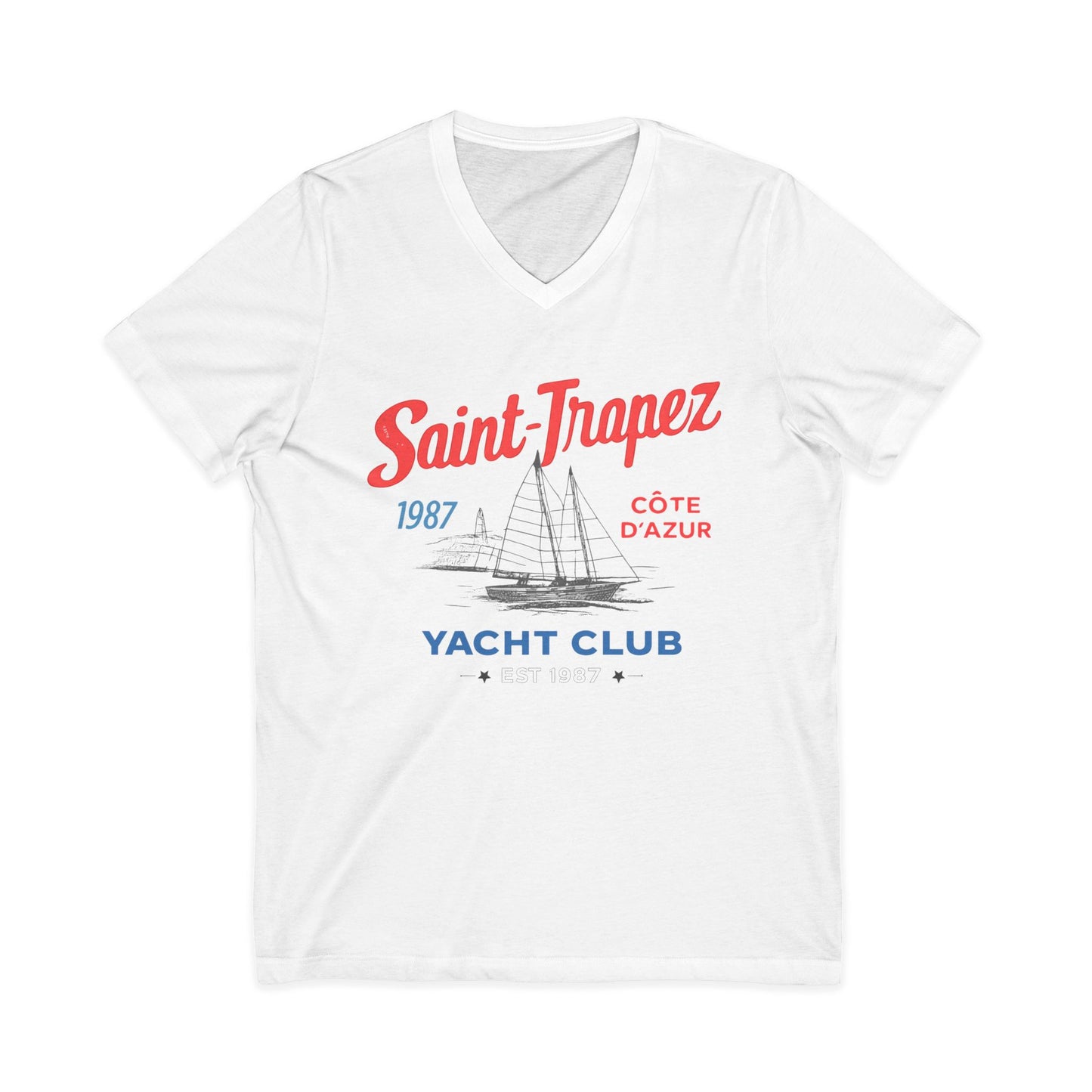 Saint Tropez Yacht Club - Short Sleeve V Neck