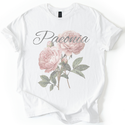 Paeonia, Vintage Tee  - Gildan Lightweight Premium T Shirt