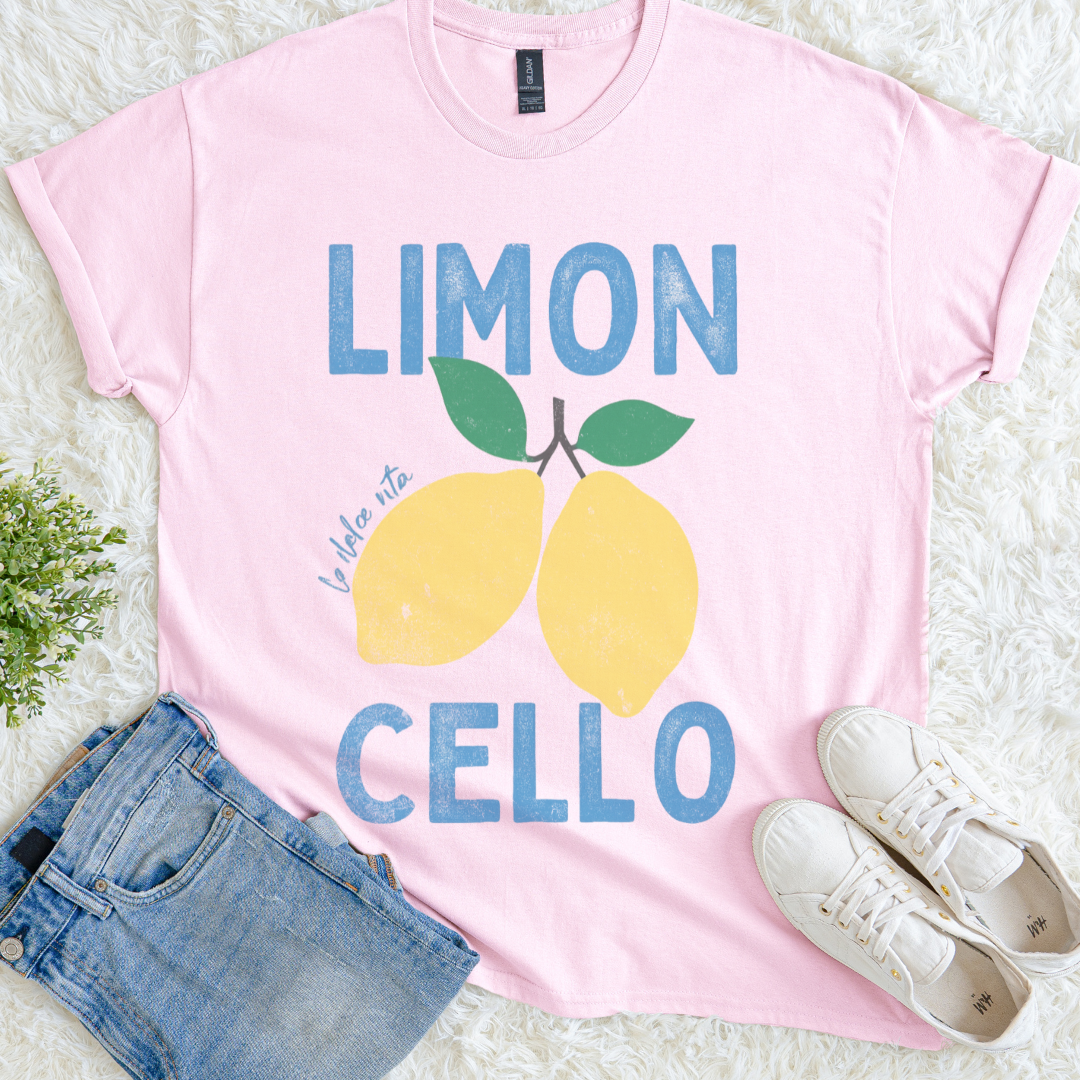 Limon Cello, Vintage Tee   - Gildan Lightweight Premium T Shirt