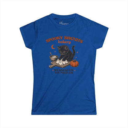 Spooky Biscuit Bakery - Women's Cut Fitted Tee