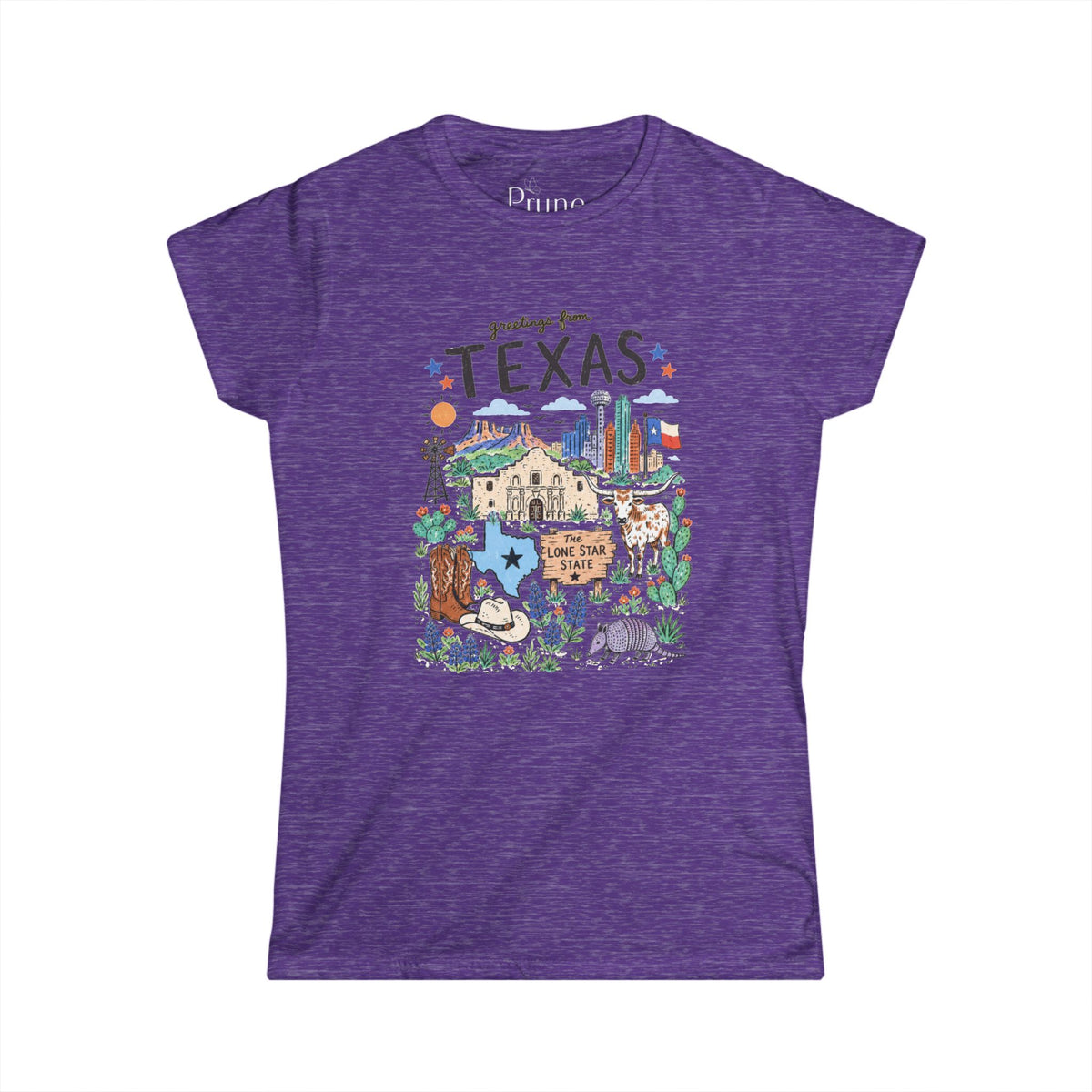 Greetings from Texas - Women's Cut Fitted Tee