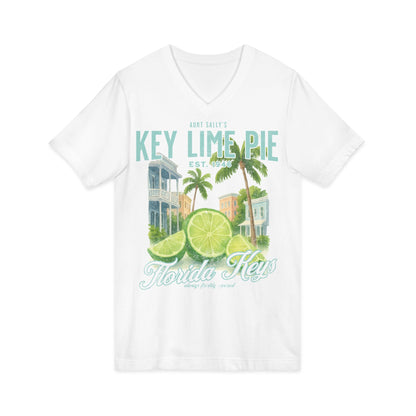 Aunt Sally's Key Lime Pie  - Short Sleeve V Neck