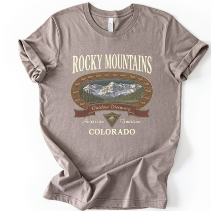 Rocky Mountains - Bella Canvas Super Soft Fitted T Shirt