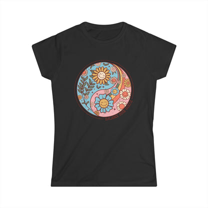Flowers and Yang - Women's Softstyle Tee