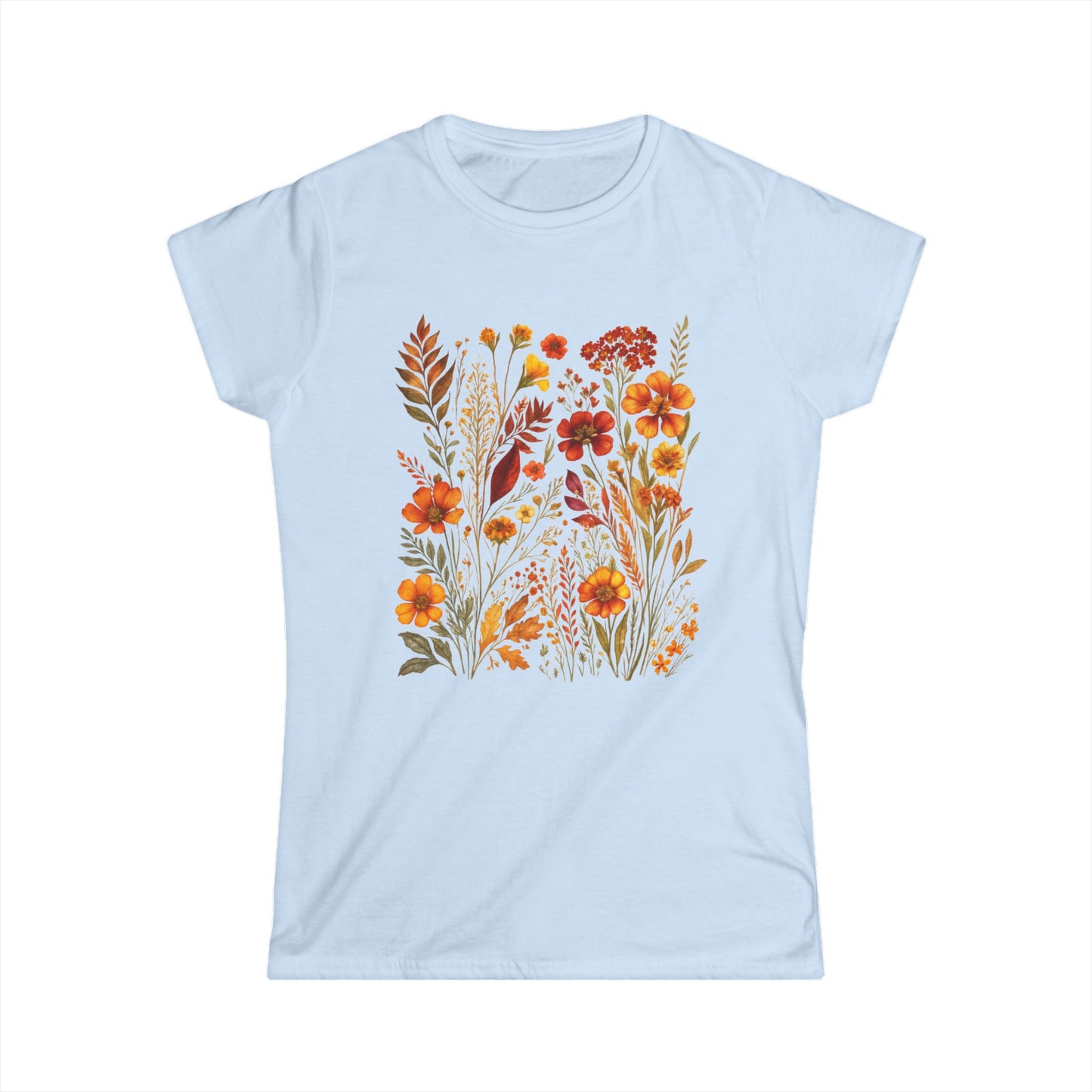 Autumn Floral - Women's Softstyle Tee