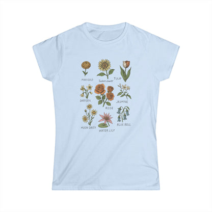 Botanical Sketchbook - Women's Softstyle Tee