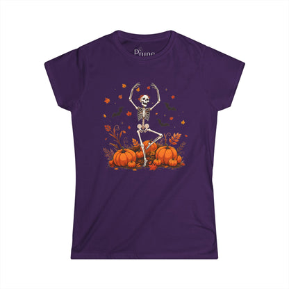 Dancing in the Pumpkin Patch - Women's Cut Fitted Tee