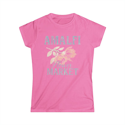 Amalfi Flower Market - Women's Cut Fitted Tee