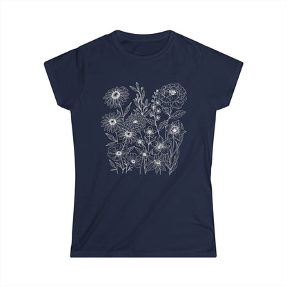Petal Cartography - Women's Softstyle Tee