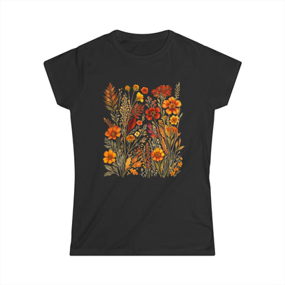 Autumn Floral - Women's Softstyle Tee