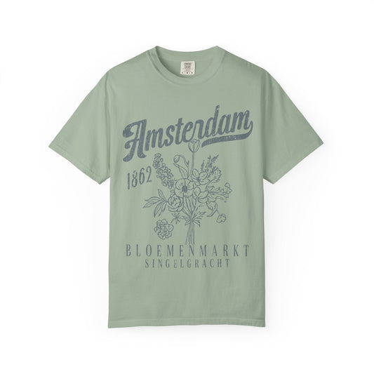 Amsterdam Flower Market -  Comfort Colors Relaxed Fit Premium T Shirt