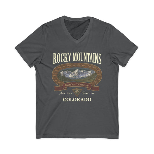 Rocky Mountains - Short Sleeve V Neck