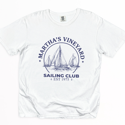 Martha's Vineyard Sailing Club -  Comfort Colors Relaxed Fit Premium T Shirt