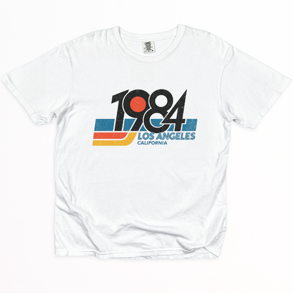 1984 LA -  Relaxed Fit Vintage Wash T Shirt