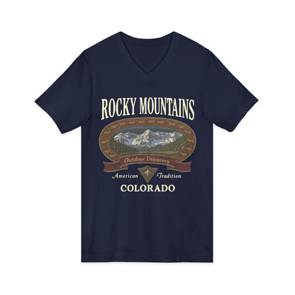 Rocky Mountains - Short Sleeve V Neck