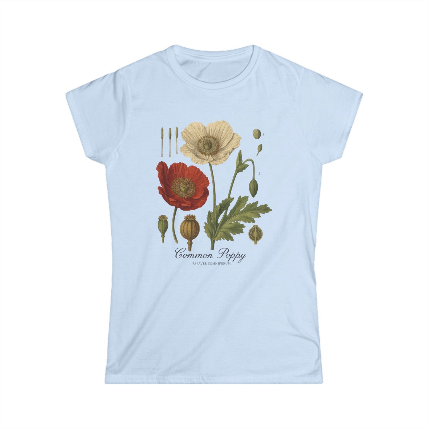 Common Poppy - Women's Softstyle Tee