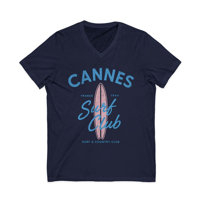 Cannes Surf Club - Short Sleeve V Neck