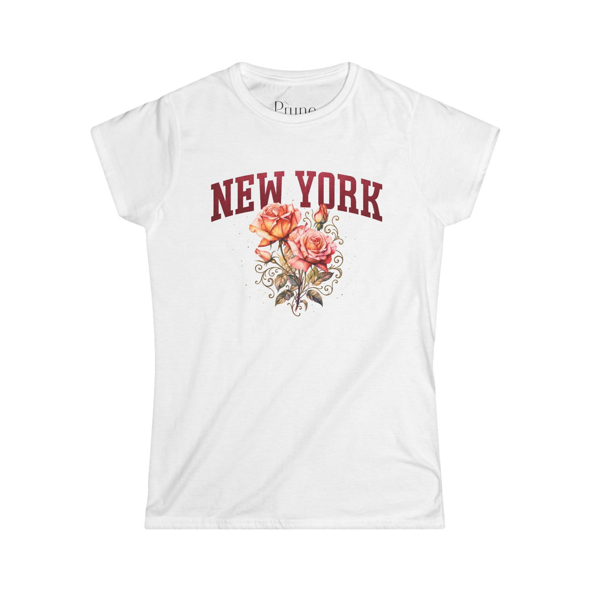 New York Floral - Women's Cut Fitted Tee