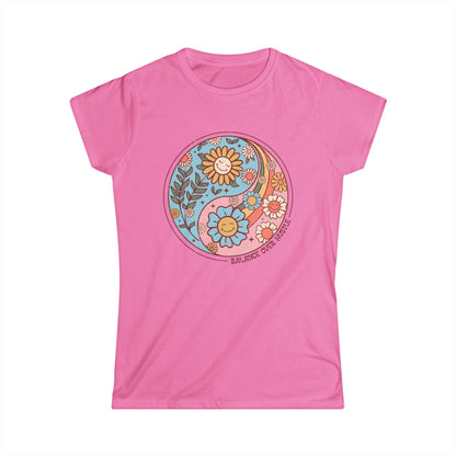Flowers and Yang - Women's Softstyle Tee